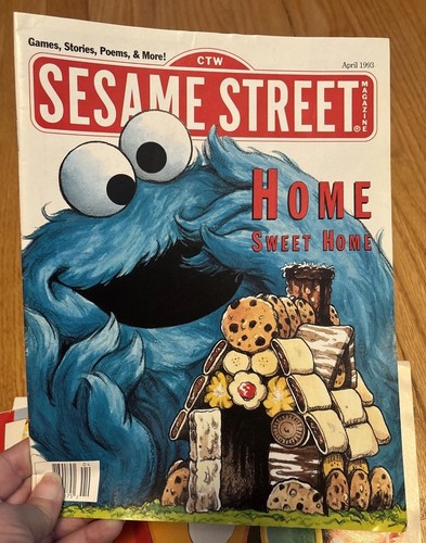 Sesame Street Magazine Lot 1991 1993 1994 1999 2003 Issues Great Condition - Picture 11 of 11