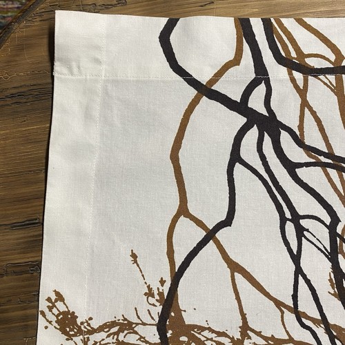 Marimekko Humiseva Curtain white/brown 127cm x 143cm Abstract Cotton - Picture 8 of 12