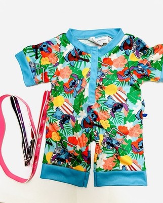 Build-A-Bear Disney Lilo & Stitch Pajama Sleeper With Leash/Collar