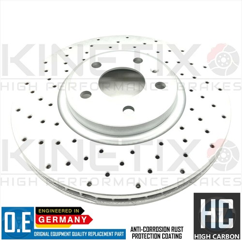 PARA AUDI Q5 (8RB) 2.0 TDI DISCOS DE FRENO DELANTEROS PERFORADOS PASTILLAS Y SENSOR 320mm - Imagen 4 de 7