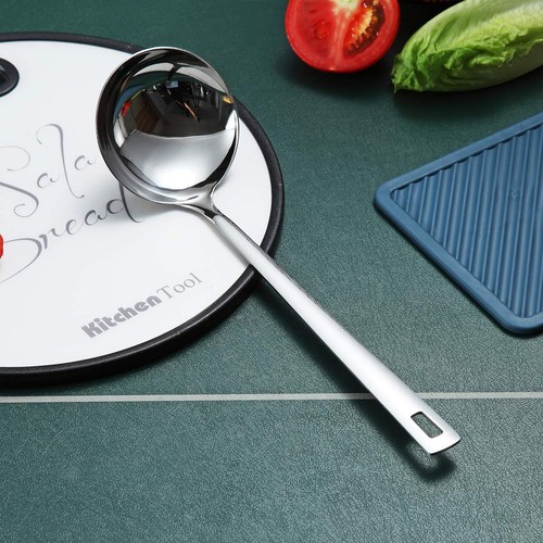 Stainless Steel Ladle Soup Ladle Cooking Ladle Kitchen Ladle Met - Picture 3 of 7