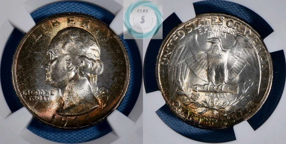 1944-S Washington Quarter NGC MS 67+ - Eye Appealing Delight! - Image 4 of 4