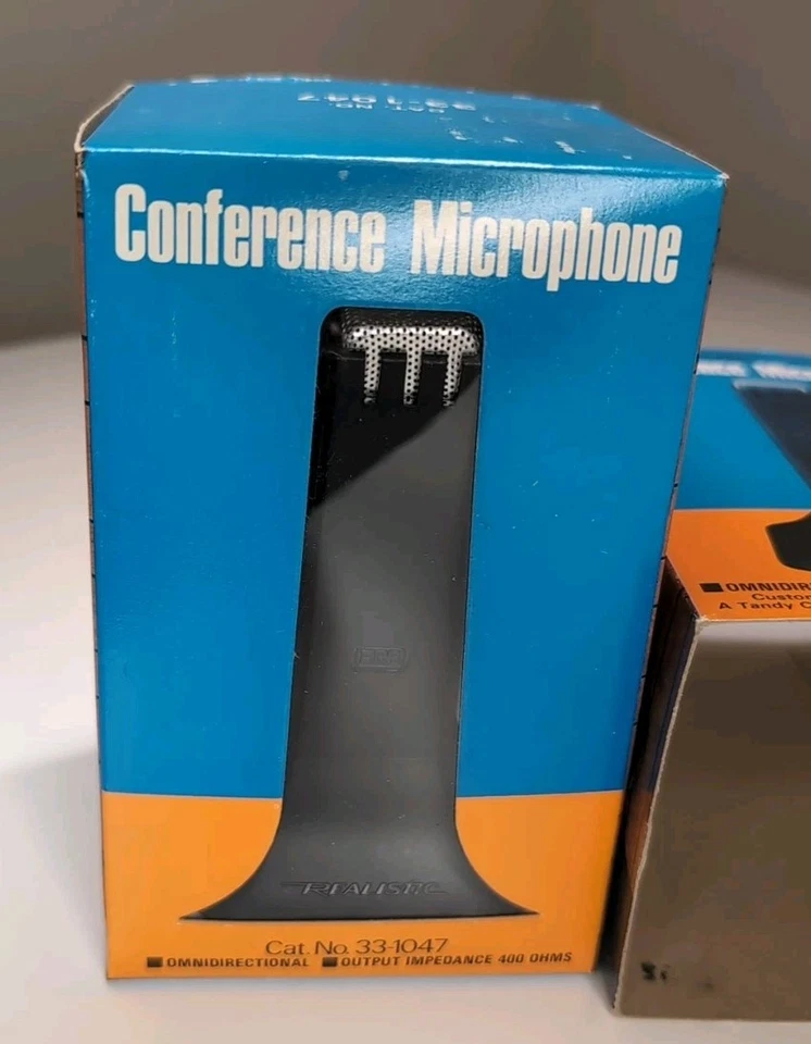 Vintage Realistic Omnidirectional Conference Microphone 33-1047 w/ Box EUC - Image 2 of 4