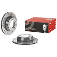 2x BREMBO Bremsscheibe PRIME LINE - UV Coated Hinten passend für Porsche Boxster