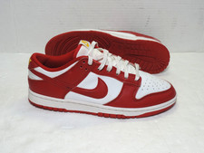 Nike Dunk Low CL White Varsity Red Men's Size 8.5