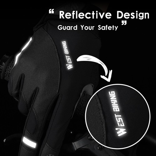 WEST BIKING Unisex Cycling Full Finger Gloves Bike Sports Touch Screen Gloves - Picture 24 of 61