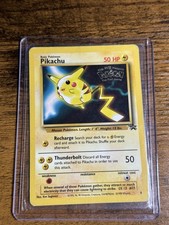 1999 Pikachu Black Star Promo #4 Pokemon Card WB the First Movie 