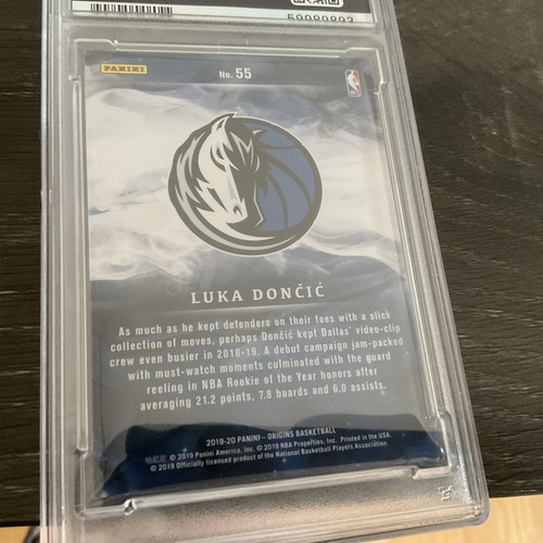 2019 Panini Origins Luka Doncic Blue PSA 9 - Picture 2 of 2