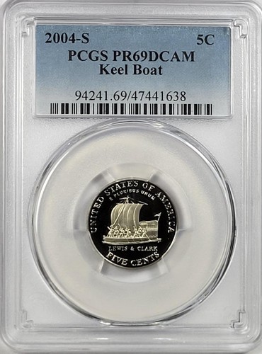 2004 - S Jefferson Nickel - PCGS PR69DCAM - Kielboot