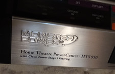 MONSTER POWER - HTS 950 Home Theatre Surge Protector Strip Power Center, 8 Plugs