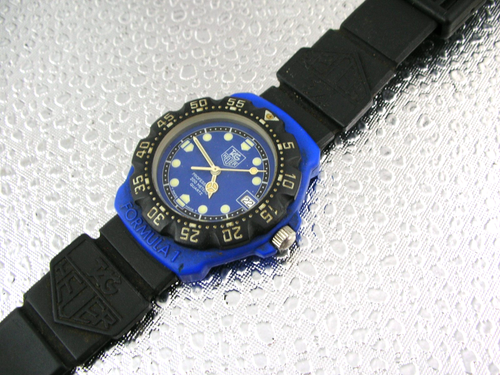 TAG HEUER F1 formula 1 classic, 200m, MIDDLE diver, BLUE/BLACK, NEW BATTERY - Picture 7 of 10
