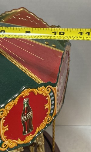 Coca Cola 1997 Franklin Mint Musical Carousel 11”, A2811 Read Desc - Picture 9 of 9