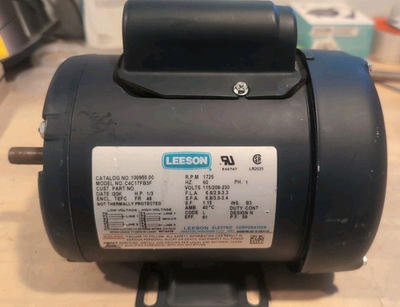 #ad #ad Leeson 100955.00 Electric Motor 1 3 HP 1725 Rpm 115 208 230 Volt C4C17FB3F $189.95
