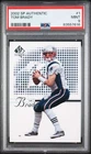 2002 SP AUTHENTIC #1  TOM BRADY  PSA 9  MINT