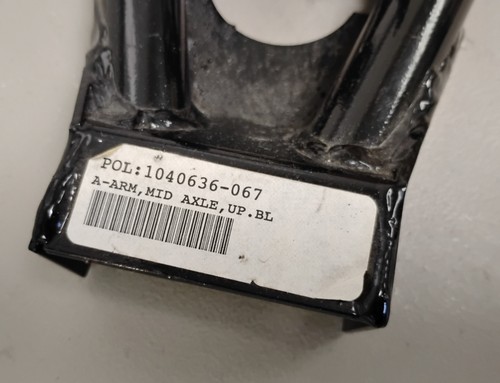 NOS OEM 1999 Polaris Ranger 500 bras moyen supérieur cadre A VTT UTV 1040636-067 - Photo 8/12