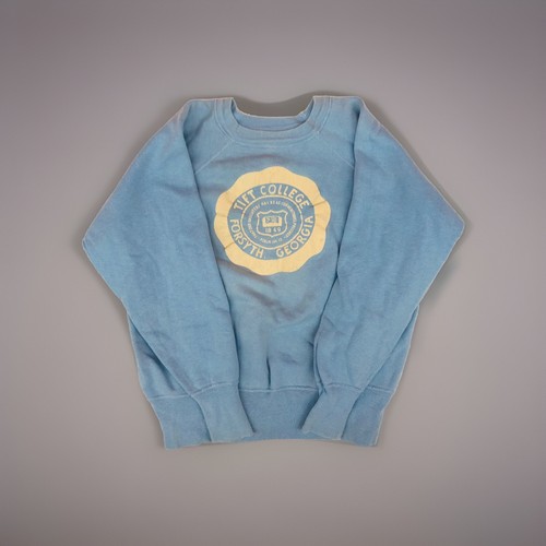 Vtg Champion running man Tift University College Forsyth 1950’s sweatshirt crew