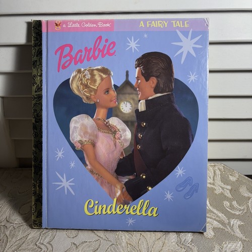 BOOKS CHILDRENS BARBIE CINDERELLA Princess First Edition 2002 Little Golden - Picture 1 of 10