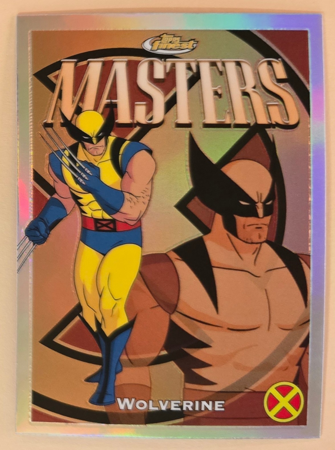 2025 Topps Finest X-Men '97 Masters Bronze Wolverine #40 Refractor SP