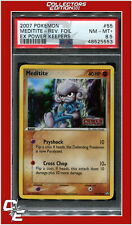 EX Power Keepers 55 Meditite Reverse Foil PSA 8.5