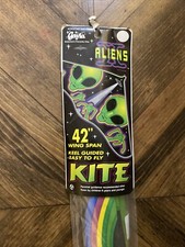 NEW Gayla Aliens X Kite 42  Wingspan Stock 104 - Keel Guided Easy To Fly - NOS
