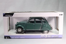 LJ444 NOREV MAXI JET 180006 1/18 1:18 Citroen 2CV Azam 1965 Green