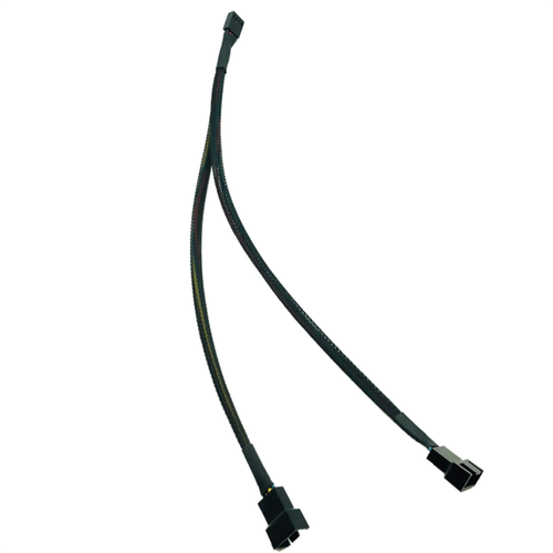 27cm 4Pin 1 To 2 Fan Extension Splitter Cable Adapter For Motherboard - Afbeelding 3 van 10
