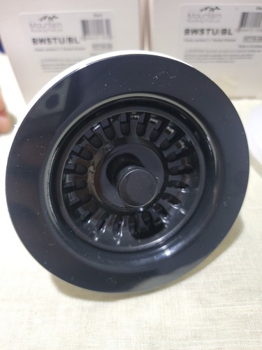 1 COLADOR DE CESTA NEGRA DE PLOMERÍA DE MONTAÑA BWSTU/BL TOTALMENTE NUEVO EN PAQUETE ORIGINAL - Imagen 12 de 14