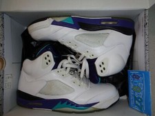 NIKE air Jordan 5 Retro Grape V OG Color 2012 43Eur 9.5US 8.5Uk NDS Vintage
