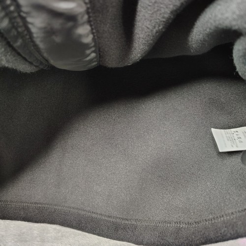 Puma Polar Hooded Fleece Full Zip Jacket Men Medium Puma Black Double Pocket NWT - Picture 6 of 9