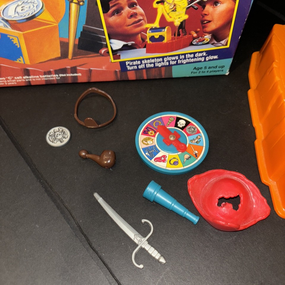 Vintage 1989 Tyco Rattle Me Bones Pirate Game Untested Parts Read vintage-1989-tyco-rattle-me-bones-pirate-game-untested-parts-read