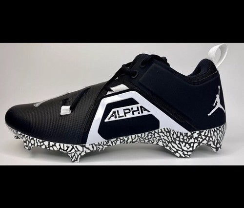 NIKE Air Jordan Alpha Menace 3 Pro LWS P Football Cleats Sz 11 FJ4979-001 SAMPLE - Picture 2 of 9