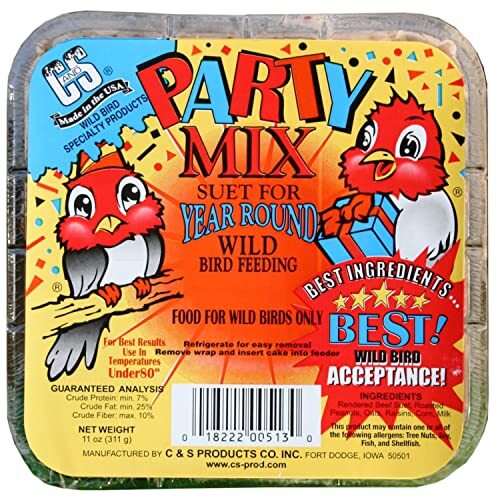 GC - C&S Suet Cakes - Party Mix 11oz - Picture 1 of 8