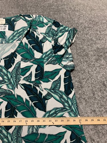 Soma Damen Cool Nights Sleepshirt Gr. XXL Grün Palmen Stretch Kurzarm - Bild 9 von 10