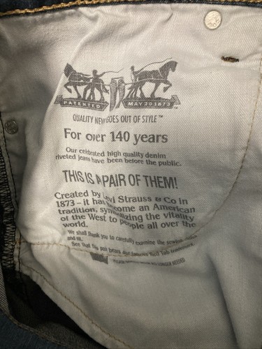 Levi's 541 Blue Jeans Straight Leg SZ 32 x 34? Red Tab only has R See Pics - Picture 17 of 24
