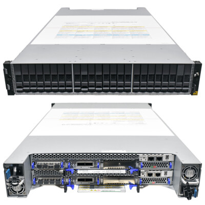 Hitachi Storage E590 4xBronze 3204 CPU 768GB RAM PC4 24xSFF 2,5 2x