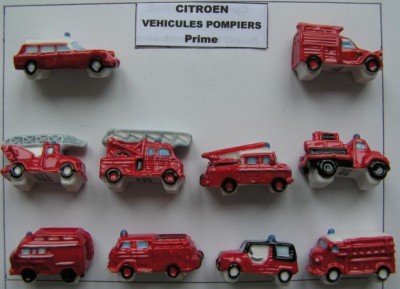 2015 CITROEN PREMIUM FIRE VEHICLES TRUCK CAR FEVE PORCELAIN 3D CHOICE