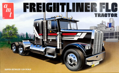 Freightliner FLC Tractor Truck Lastwagen 1:24 AMT Model Kit Bausatz AMT1195