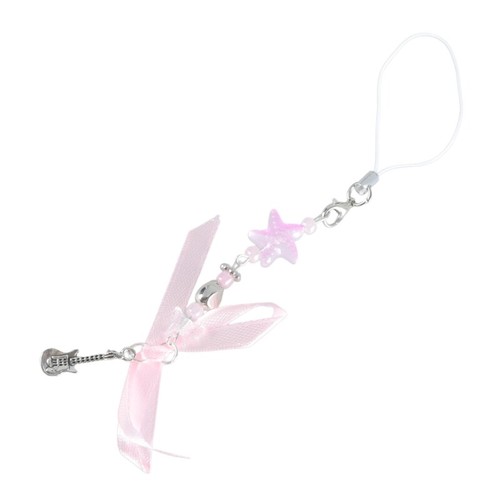 Sweet Bowknot Star Bead Hangings Pendant Phone Strap Sweet Bag Decoration - Zdjęcie 10 z 11