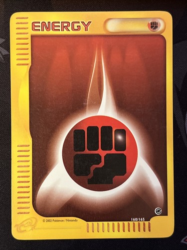 Fighting Energy 160/165 Expedition Base Set Common LP - Picture 2 of 3