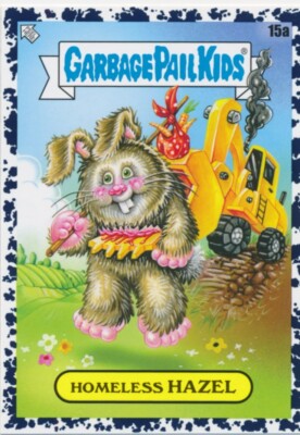 15a HOMELESS HAZEL 2022 GPK Garbage Pail Kids Book Worms BLACK | eBay