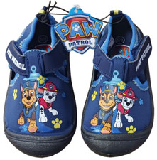 Paw Patrol Chase Marshall Toddler Water Shoes Baby Boys Navy Blue Small 5/6