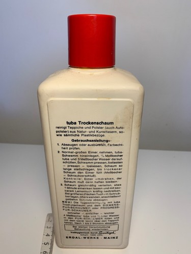 alte Verpackung tuba Trockenschaum ca.1963 - Bild 4 von 7