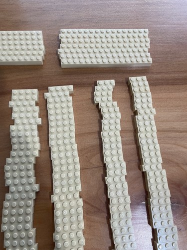 Lego Tan Stein Menge 270 1x3 1x4 1x6 1x8 1x10 1x12 1x16 TEIL - Bild 4 von 7