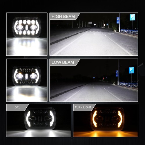 5x7" 7x6" LED Headlight Hi/Lo Beam Lamp For Toyota Pickup 82-95 Tacoma 1995-1997 - Bild 4 von 10