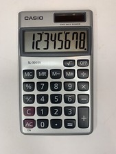 Casio SL-300SV Wallet Style Pocket Calculator, 8 Digit Display