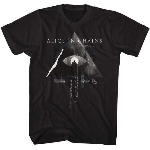 Alice In Chains Rainier Fog Album Cover Men's T Shirt Rock Band Tour Merch - Picture 1 of 5