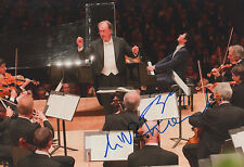 Nikolaus Harnoncourt & Lang Lang signed 8x12 inch photo autograph Nikolaus Harnoncourt & Lang Lang signed 8x12 inch photo autograph