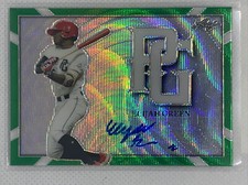 2021 LEAF PERFECT GAME METAL GREEN WAVE REFRACTOR ELIJAH GREEN RC AUTO # 1/4