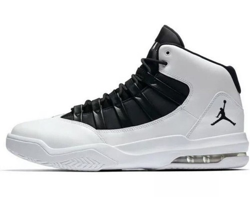 Nike Air Jordan Max Aura Basketball Shoes Black White AQ9084-100 Mens Size - Picture 1 of 4