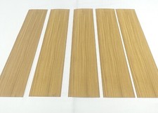 Afrormosia  Wood Veneer: 5 Sheets ( 29.5" X 6.5” ) 6.5 Sq Ft